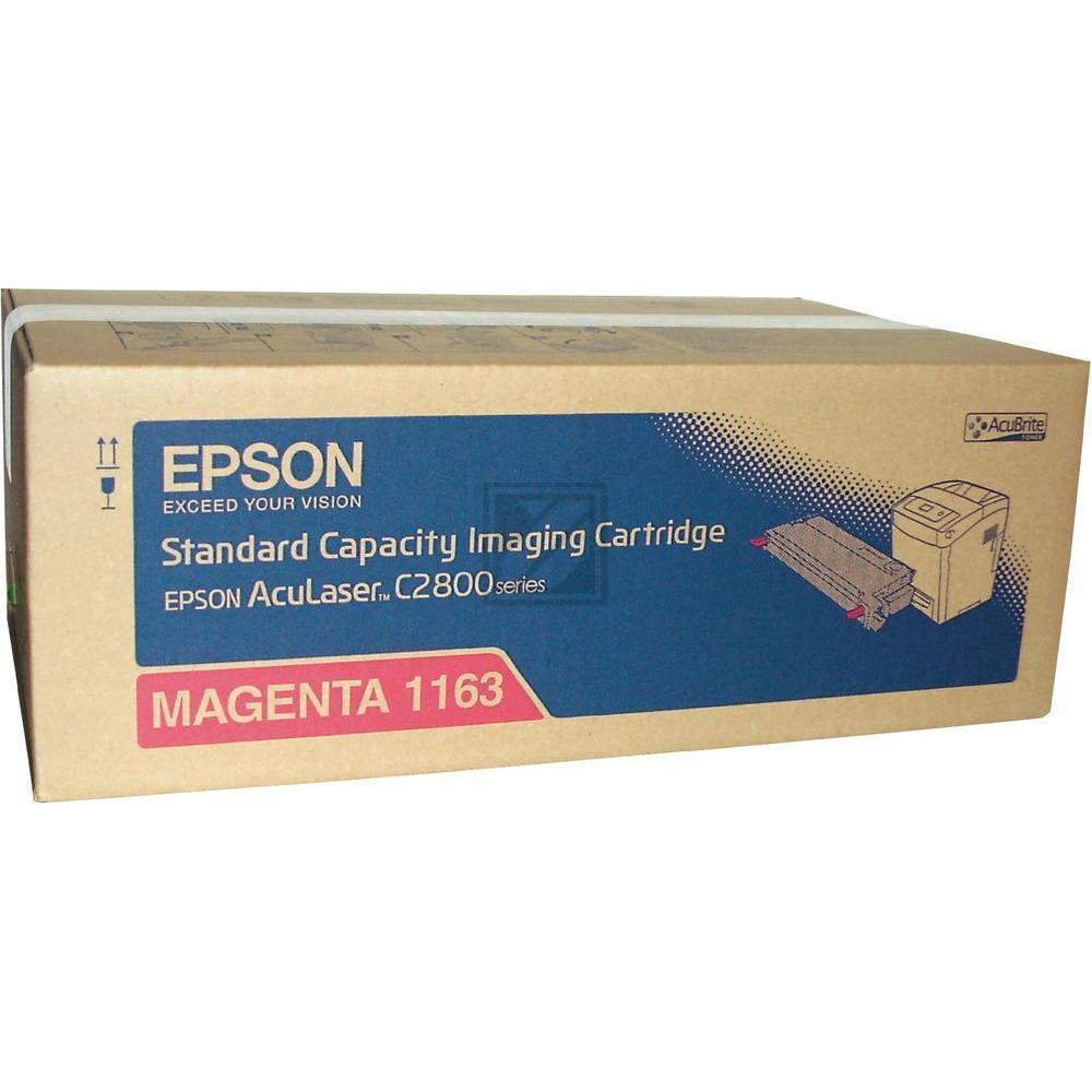 Original Epson C13S051163 / 1163 Toner magenta