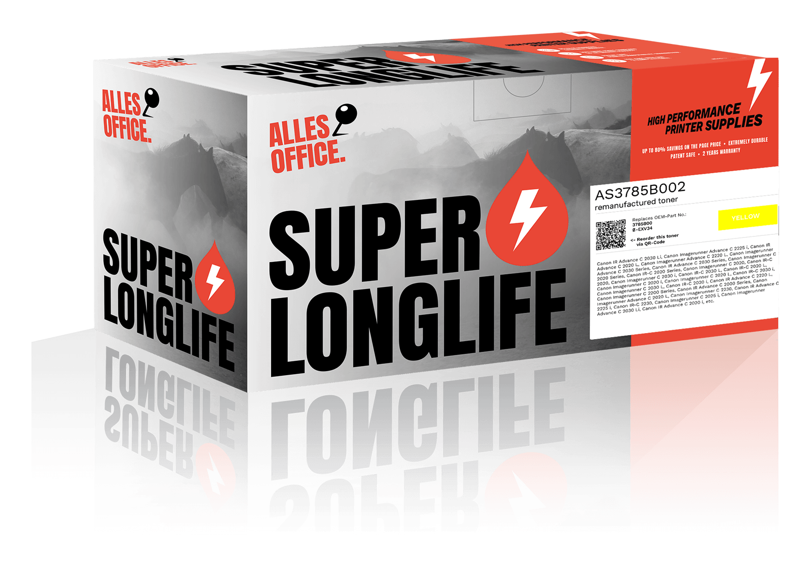Superlonglife Canon 3785B002 / C-EXV34 Toner žluť