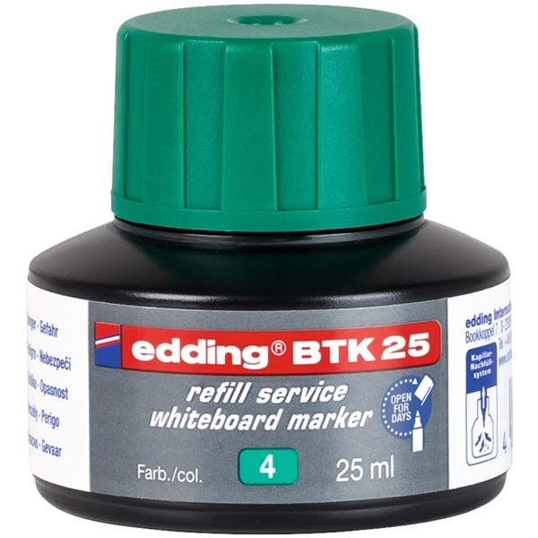 Náhradní inkoust BTK25 pro Edding 28/360, zelený
