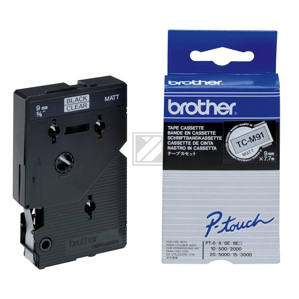 Brother Laminiertes Schriftband 9mm