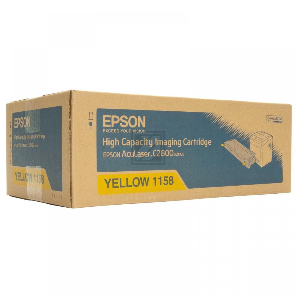 Original Epson C13S051158 / 1158 Toner gelb