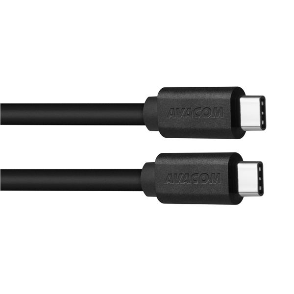 Datový nabíjecí kabel USB-C - USB-C,100cm,černý