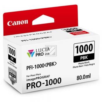 Original Canon 0546C001 / PFI-1000PBK Tinte schwarz foto