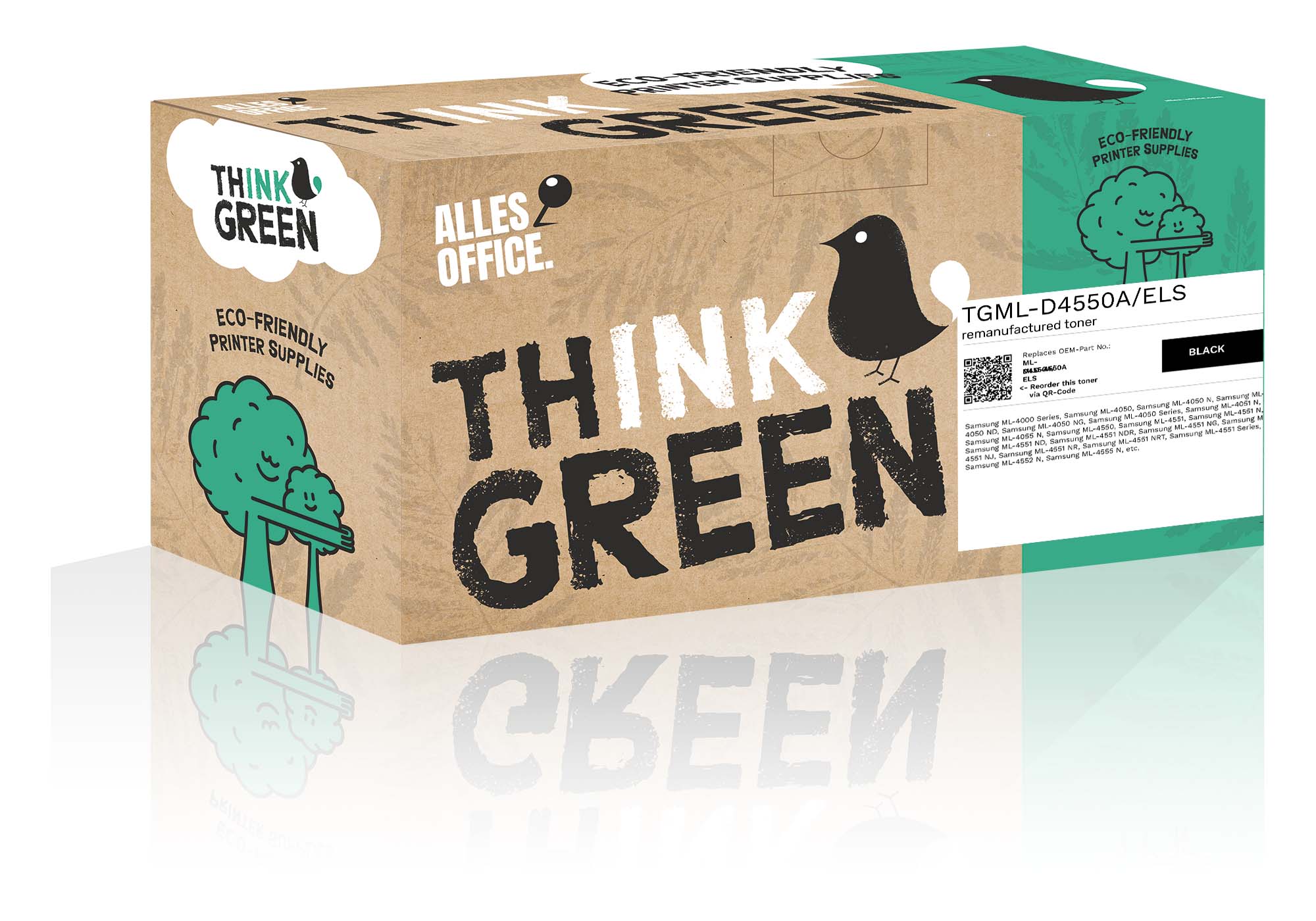 ThinkGreen replaces Samsung ML-D4550A/ELS / MLD-4550A schwarz