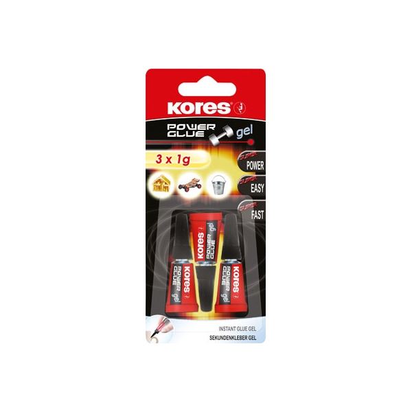 Vteřinové lepidlo Power Glue, gel 3x1 g