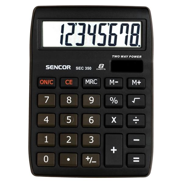 Kalkulačka stolní Sencor SEC 350, 8místný displej