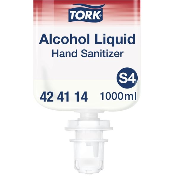 Tekutá dezinfekce na ruce Tork - náplň S4, 1l