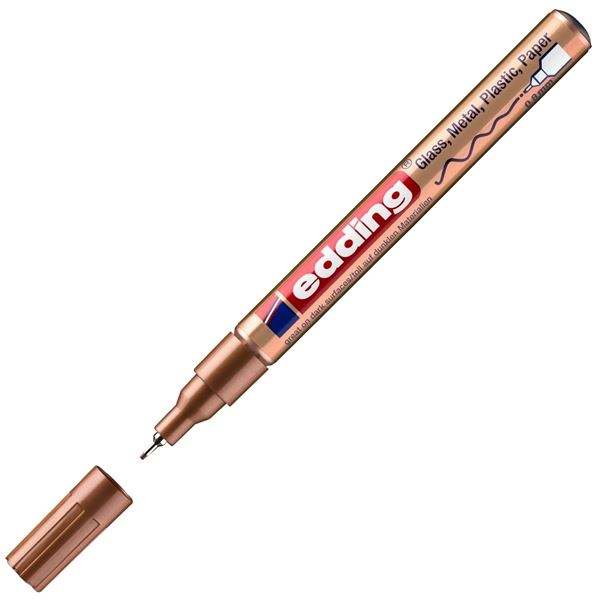 Lakový popisovač Edding 780, měděný