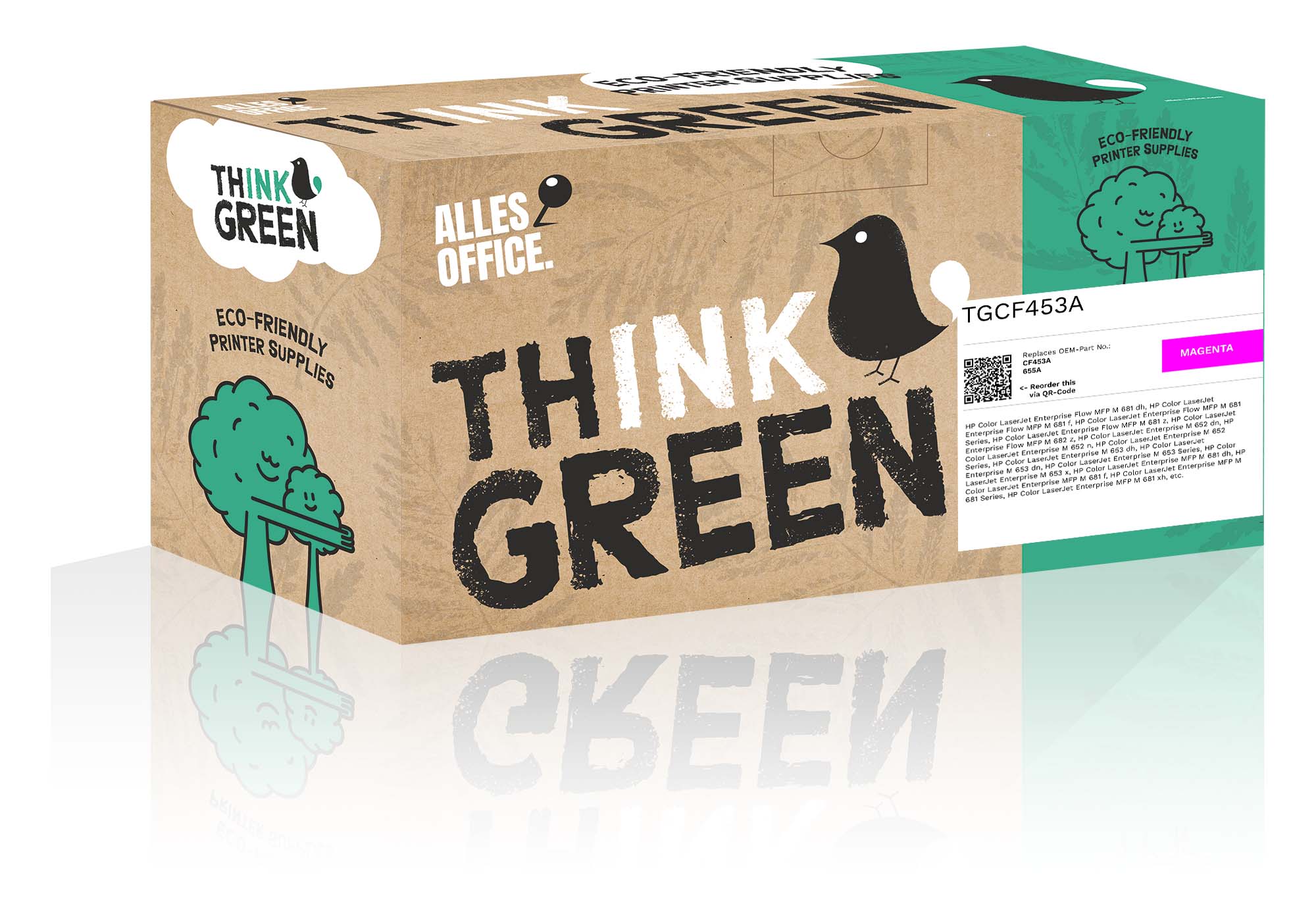 ThinkGreen replaces HP CF453A / 655A magenta