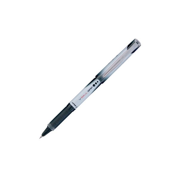 Gelový roller s víčkem Pilot V Ball Grip, černý