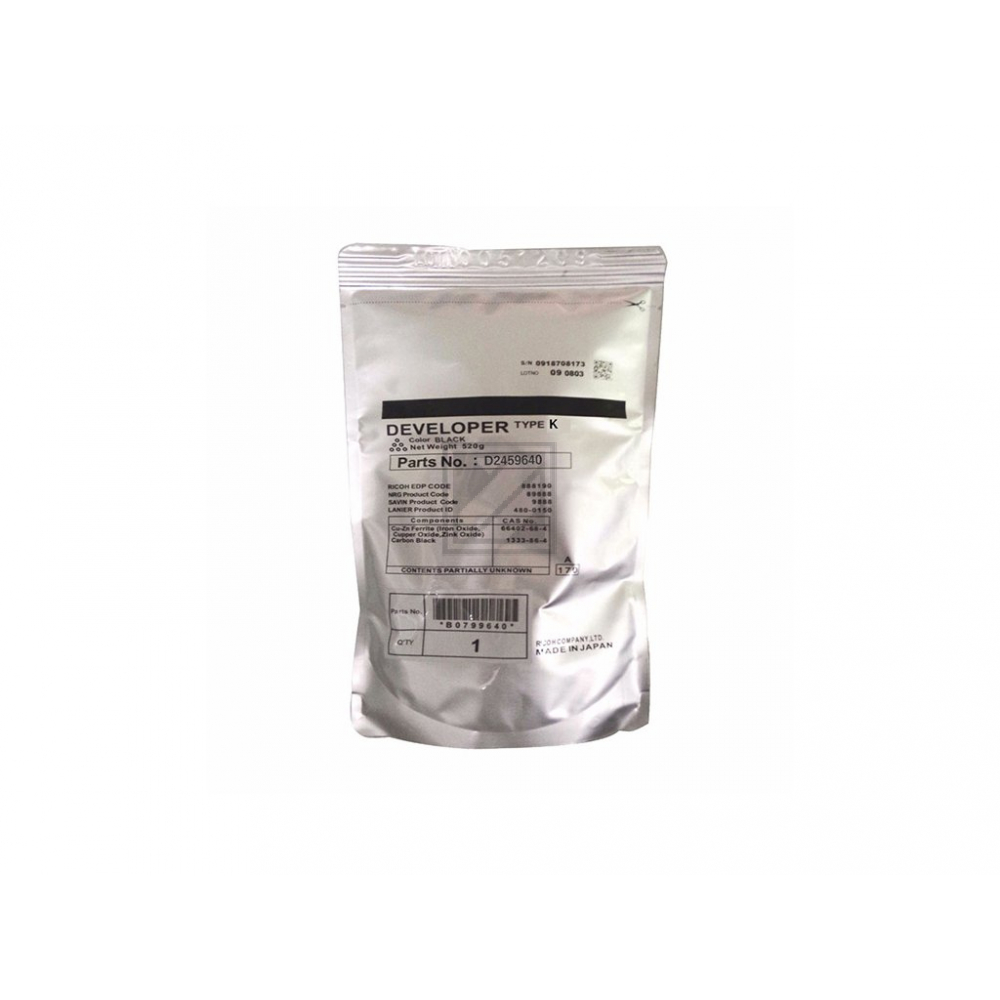 Original Ricoh D2459640 Entwicklereinheit schwarz