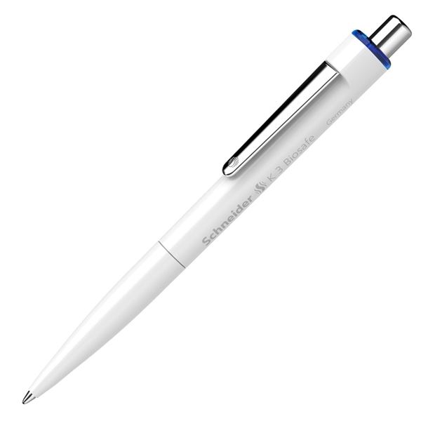 Kuličkové pero Schneider K3 Biosafe, modré
