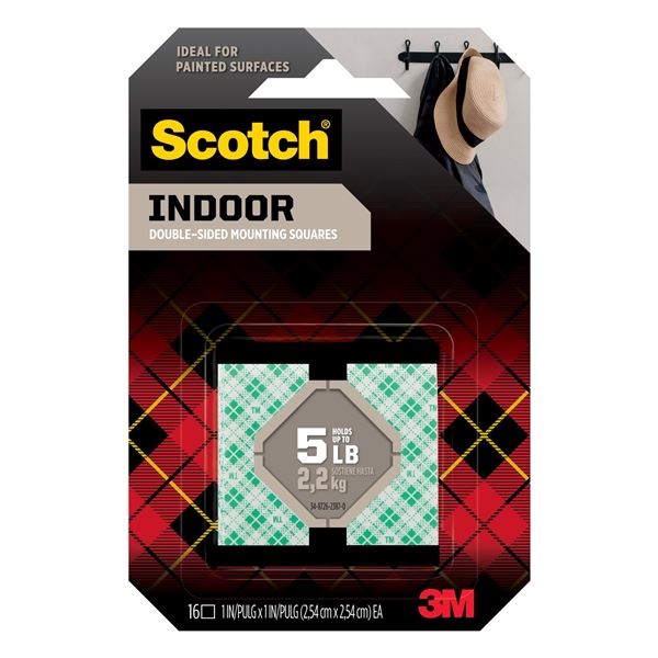 Montážní čtverečky Scotch, oboustranné, 16 ks