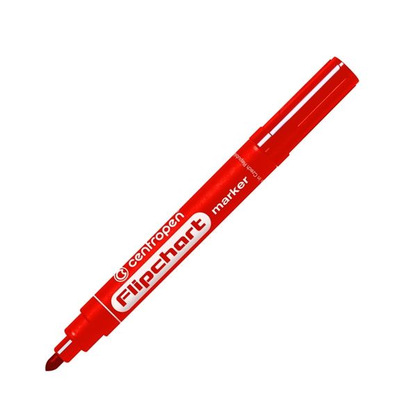 Popisovač na flipchart Centropen 8550, červený