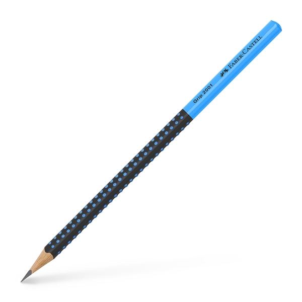 Grafitová tužka Grip Two Tone, modrá/černá, 12 ks
