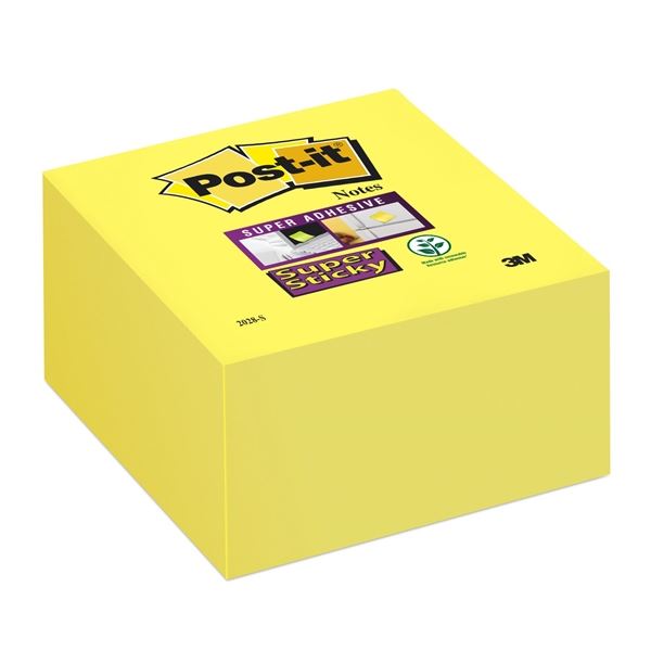 Bloček Post-it Sticky, 76 x 76 mm, ultražlutý