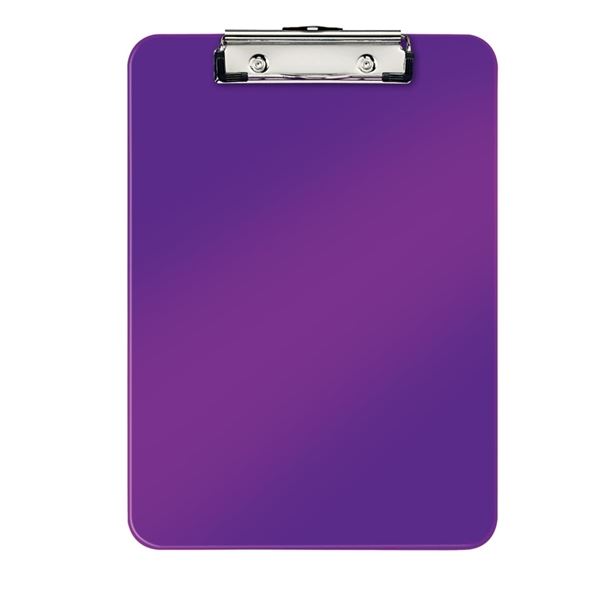 Psací podložka s klipem Leitz WOW, A4, purpurová