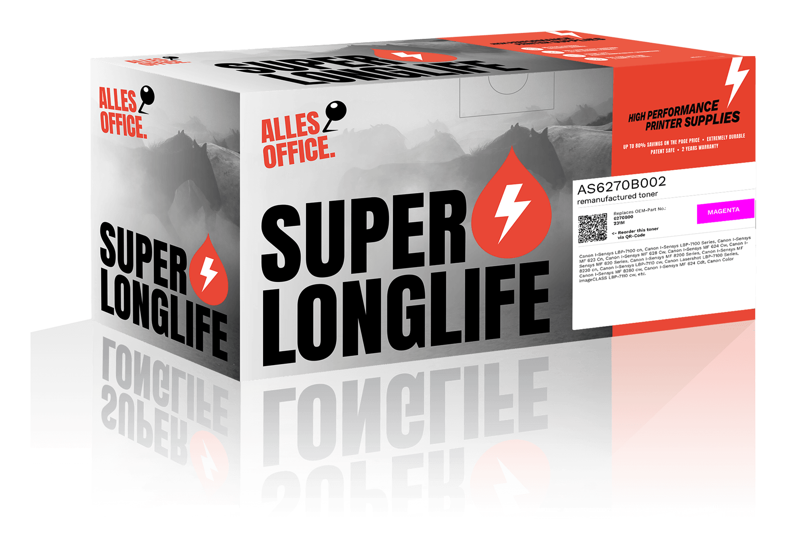Superlonglife Canon 6270B002 / 731M Toner purpurová