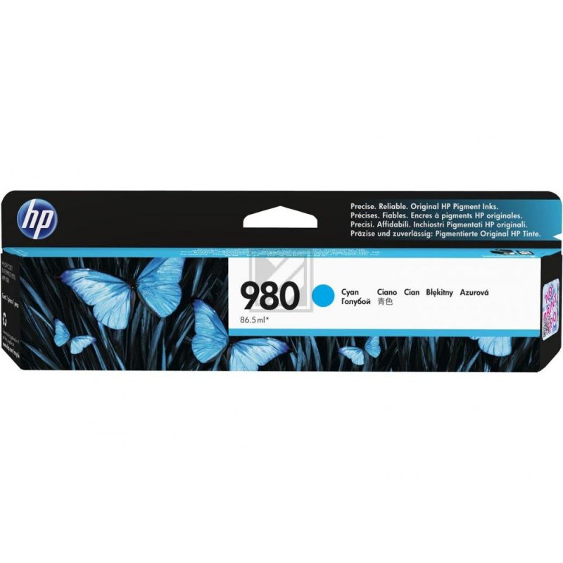 Original HP D8J07A / 980 Tinte cyan