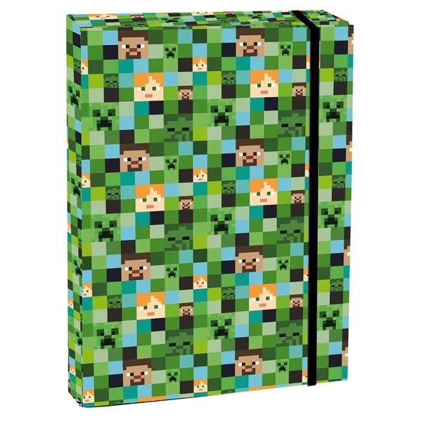 Box na sešity A5 s klopou, Cubic