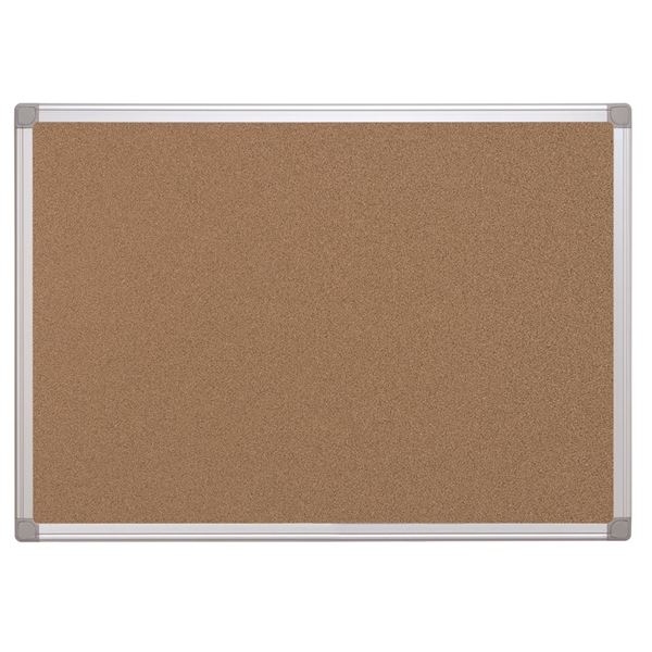 Korková nástěnka Q-Connect 120x90cm, hliníkový rám