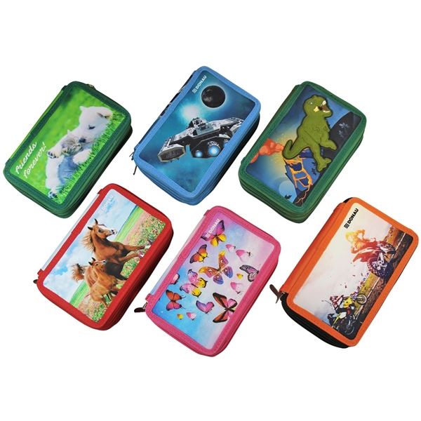 Penál Donau 3 patra, mix motivů