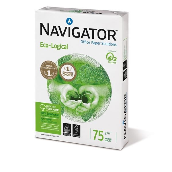 Papír Navigator Eco-Logical A4,75g, 500 listů