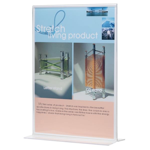 Prezentační stojan Q-Connect A4, tvar T plastový