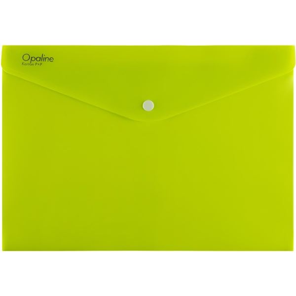 Zakládací pouzdro s drukem - A5, limetkově zelené