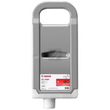 Original Canon 6687B001 / PFI-706R Tinte rot