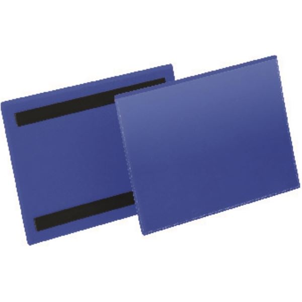 Magnetické kapsy - A5, modré, na šířku, 50 ks