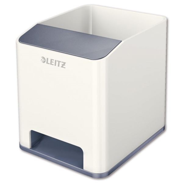 Stojánek na tužky Leitz WOW, bílý /šedý