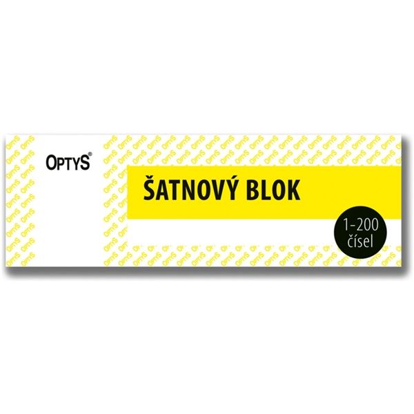 Šatnový blok, žlutý