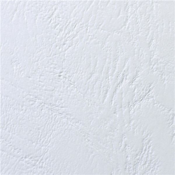 Kartony pro zad.str. GBC,imitace kůže,bílé,100 ks