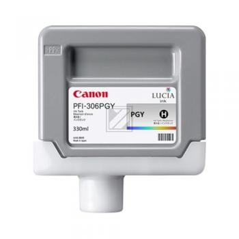 Original Canon 6667B001 / PFI-306PGY Tinte grau hell