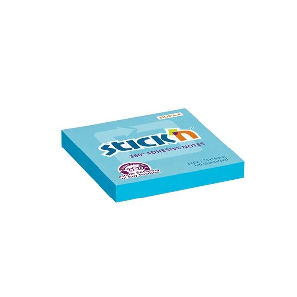 Bloček Hopax 360, 76 x 76 mm, modrý