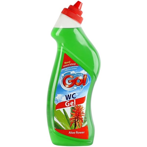 Čisticí prostředek na WC GO! - aloe flower, 750ml