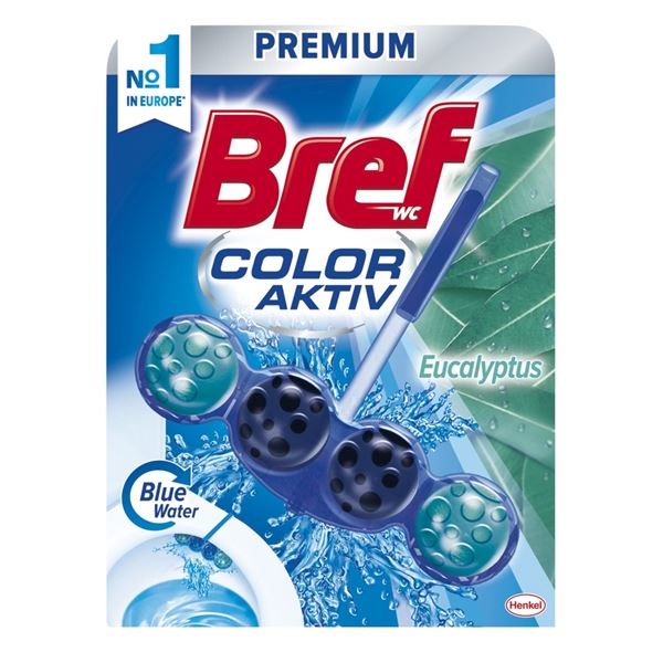 WC blok Bref Color aktiv, eukalyptus, 50g