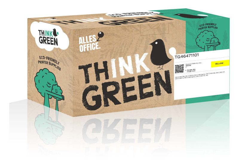 ThinkGreen OKI 46471101 Toner žluť