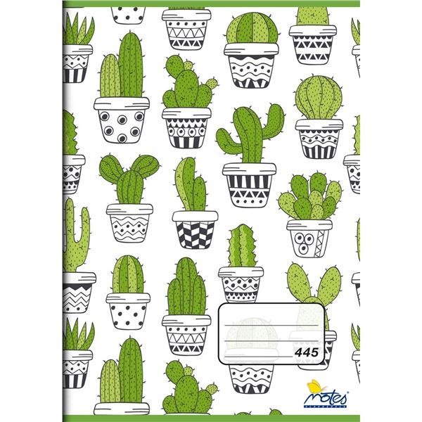 Sešit č. 445, A4, 40 listů, čtverečkovaný