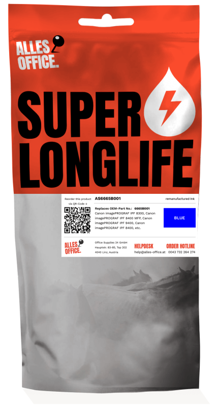 Superlonglife Canon 6665B001 / PFI-306B Ink modrý