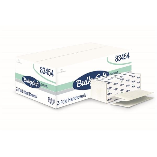 Skládané papírové ručníky BulkySoft-2vrst,25x150ks