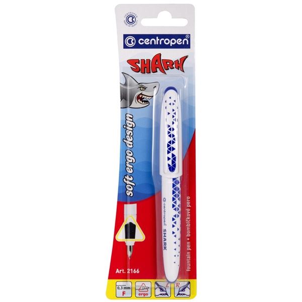 Plnicí pero Centropen SHARK 2166, ergonomické