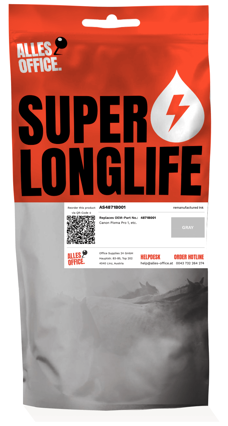 Superlonglife Canon 4871B001 / PGI-29GY Ink šedá