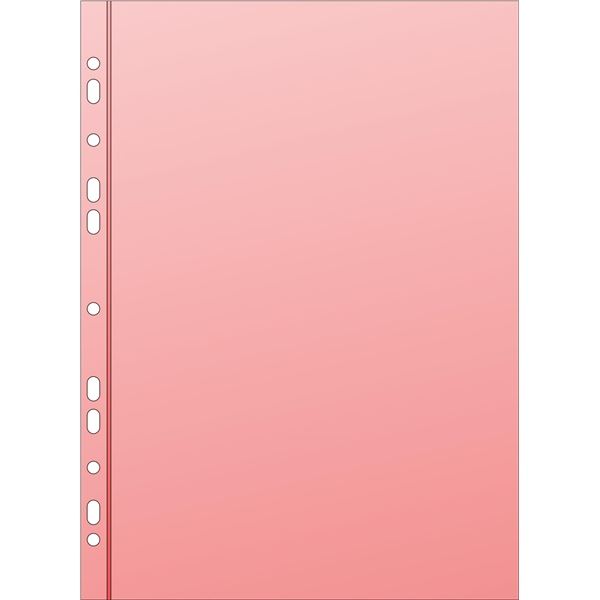 Barevné euroobaly - A4,lesklé,červené,50 mic,25 ks