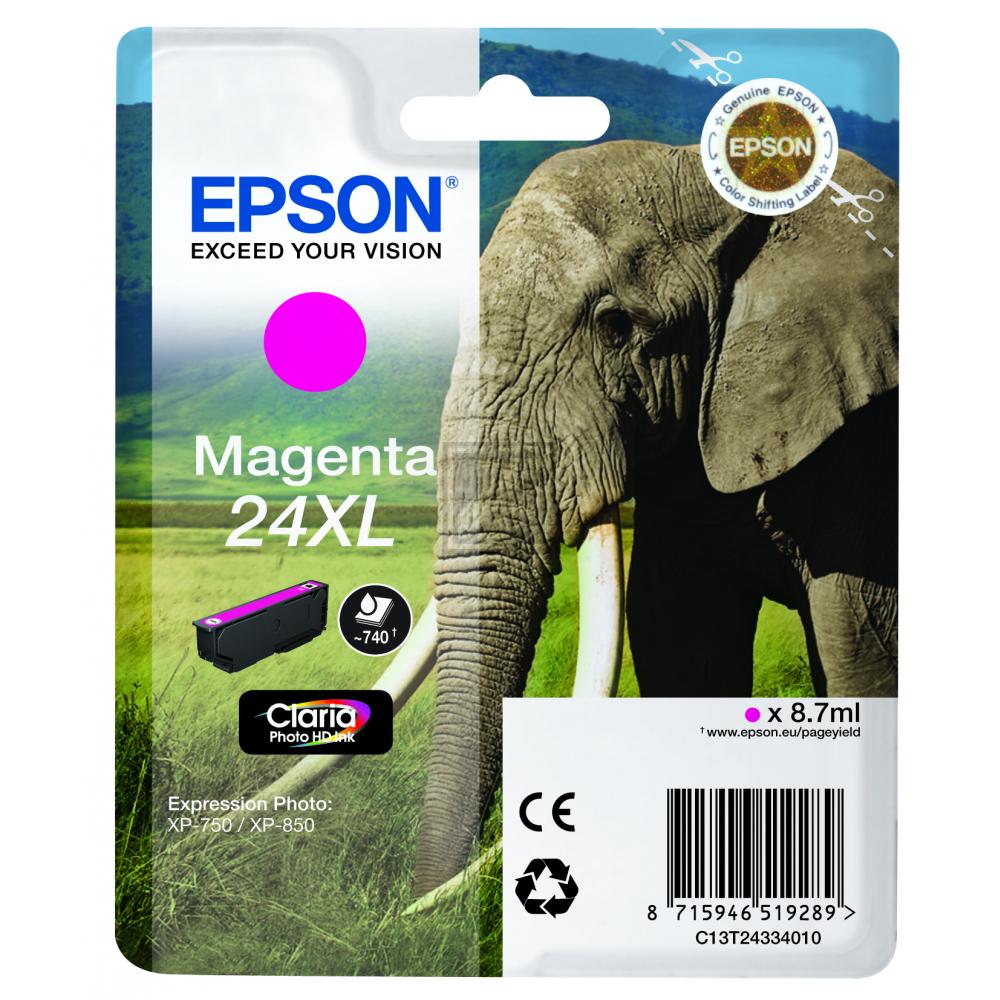 Original Epson C13T24334012 / 24XL Tinte magenta