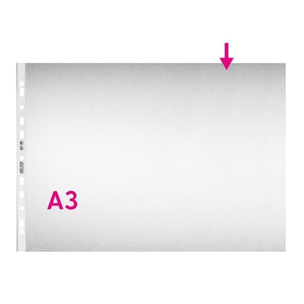 Euroobaly U - A3, na šířku, lesklé, 80 mic, 50 ks