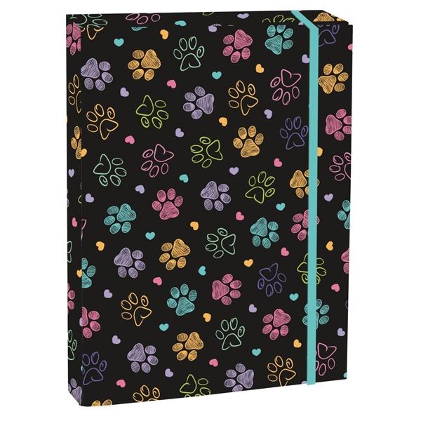 Box na sešity A4 s klopou, Paws