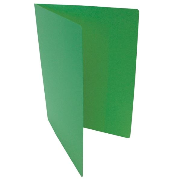 Papír.desky bez chlopní HITOffice A4 zelené, 20 ks