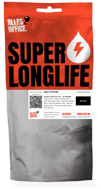 Superlonglife Brother LC-127XLBK Ink černý